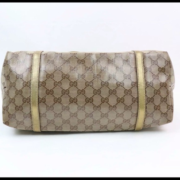 ❤️SOLD❤️Authentic GUCCI BrownTan GG Signature Tote - Picture 3 of 8
